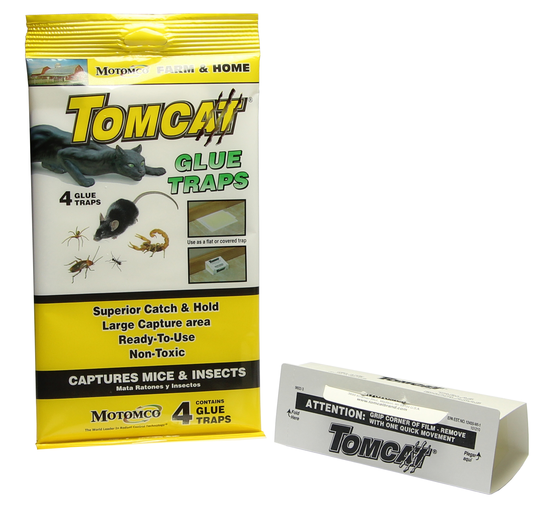 Tomcat Mouse and Insect Glue Traps - Barmac Pty Ltd