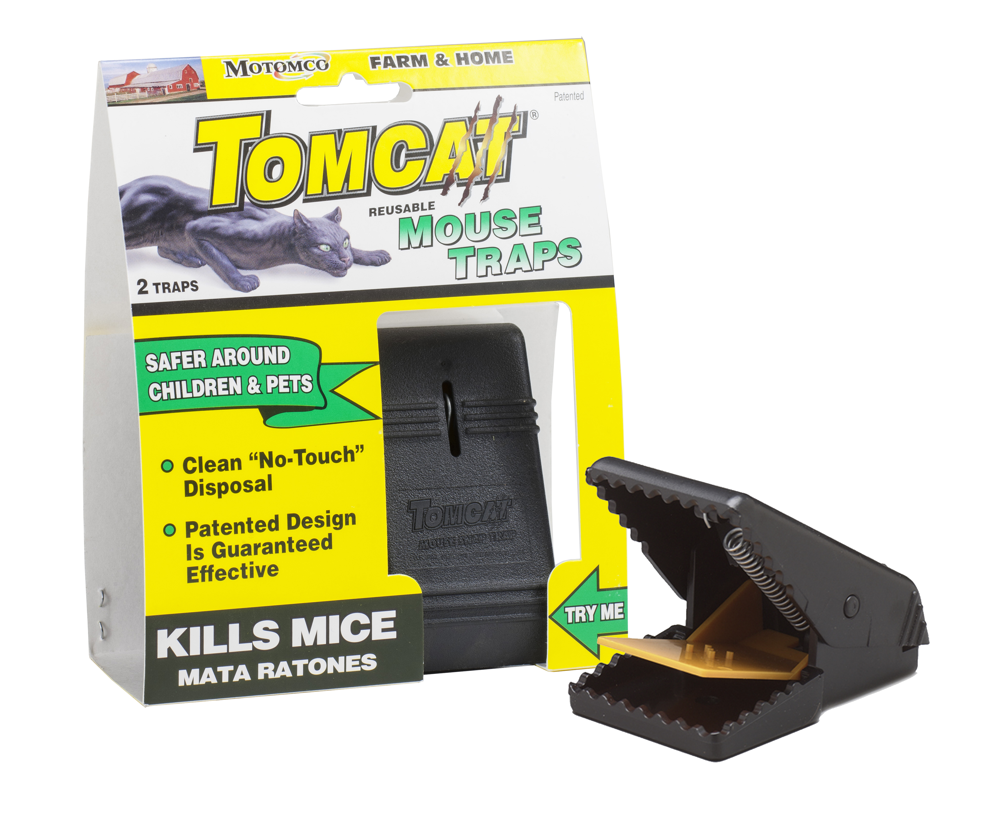 Traps control Rodents Effectively, Tomcat