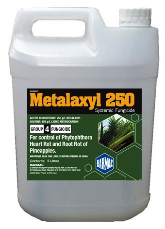 Metalaxyl 250 5L container